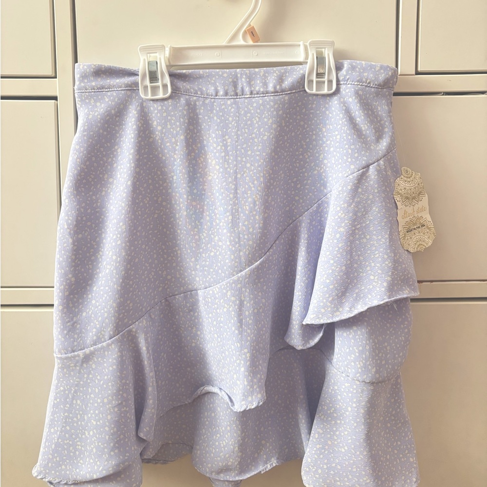 Altar'd State Lavender Polka Dot Skirt